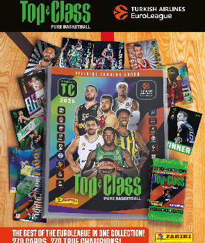 EUROLEAGUE TOP CLASS 2025 - FAT PACK (KARTE) EUROLEAGUE TOP CLASS 2025 - FAT PACK (KARTE)